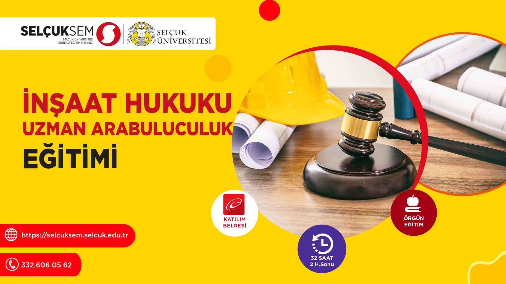 İnşaat Hukukunda Uzman Arabuluculuk Eğitimi